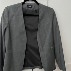 Theory size 4 grey blazer